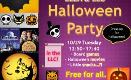 10/29(火)3～5限ハロウィンのイベントを行います！